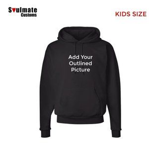 Custom Soulmate©Personalized Kids Size Embroidery Hoodie